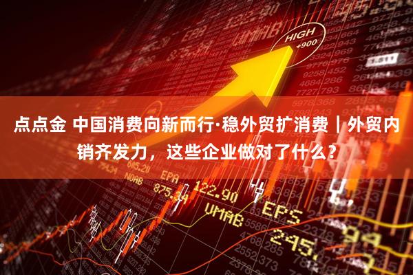 点点金 中国消费向新而行·稳外贸扩消费｜外贸内销齐发力，这些企业做对了什么？