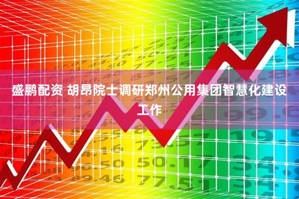 盛鹏配资 胡昂院士调研郑州公用集团智慧化建设工作