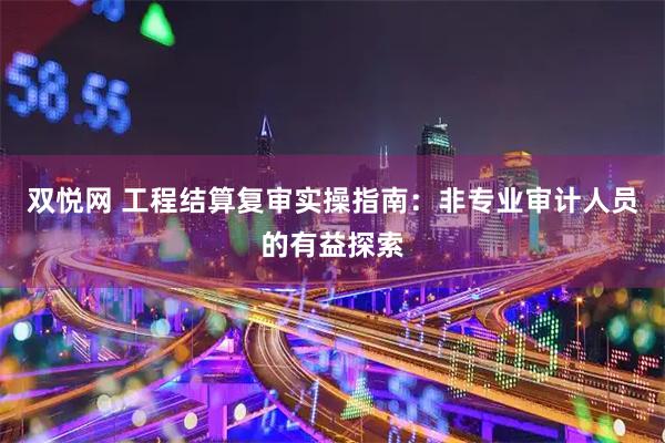 双悦网 工程结算复审实操指南:非专业审计人员的有益探索